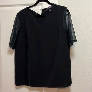 Long Tall Sally Women’s black top size US 10 EUC